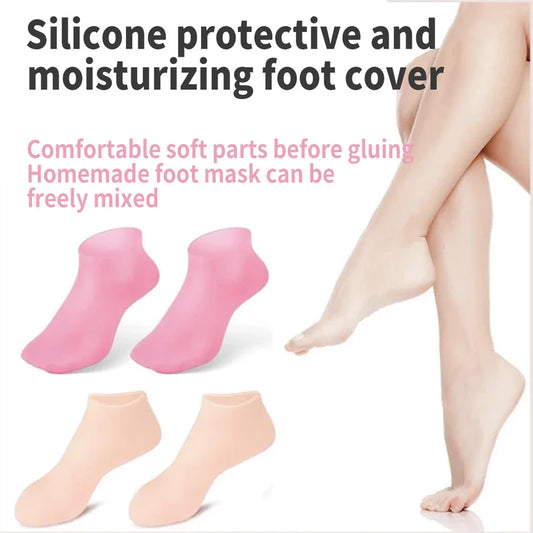 🔥😍Mascarilla hidratante para pies Calcetines exfoliantes de silicona Calcetines de protección para la playa